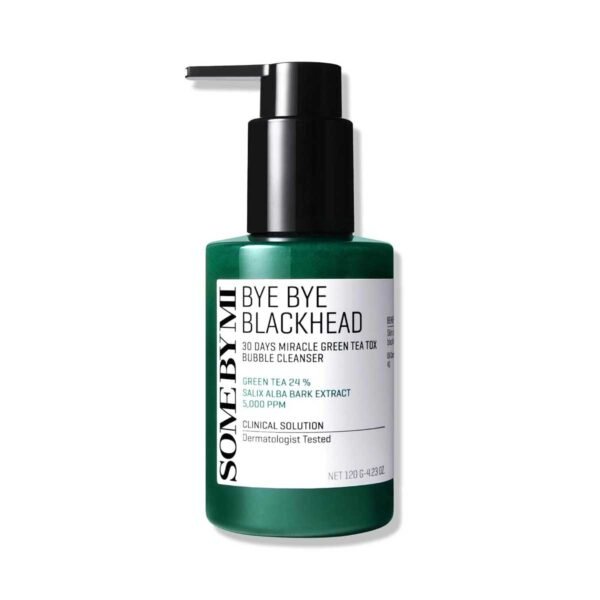 SOME BY MI Bye Bye Blackhead 30 Days Miracle Green Tea Tox Bubble Cleanser 120g