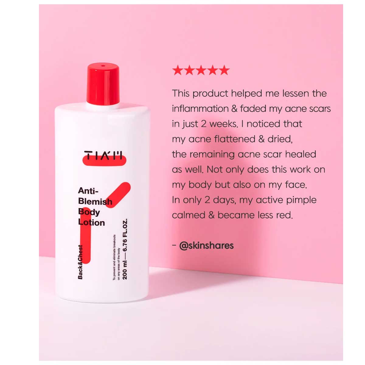 Tiam Anti-Blemish Body Lotion 200ml - Image 5