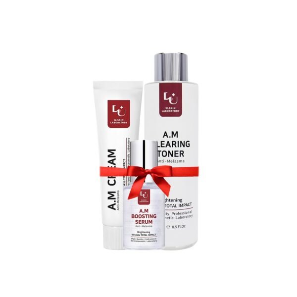 W.SKIN LABORATORY A.M(Anti-Melasma) Toner, Serum, Cream Combo